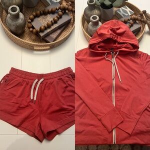 Vuori Halo Performance Short/Zip-up Jacket, Size Small